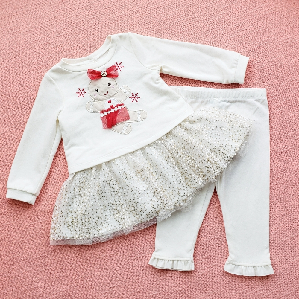 Nannette Baby Christmas Outfit / 12 months
